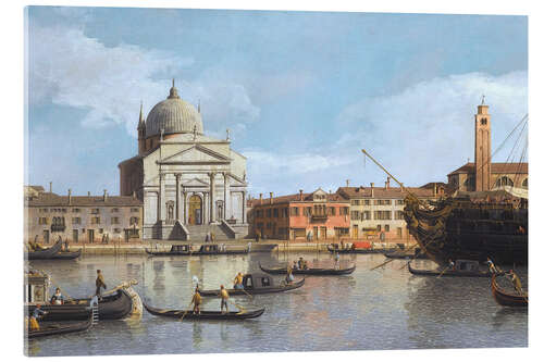 Acrylic print View of Church of Redeemer and St James, Venice