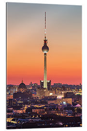 Gallery print Berlin TV tower after sunset