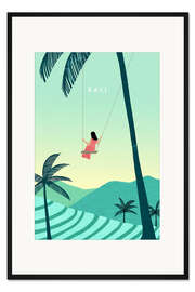 Gerahmter Kunstdruck Bali