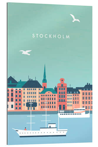 Gallery print Illustration of Stockholm