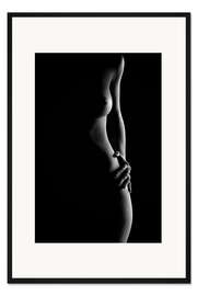 Gerahmter Kunstdruck Weibliche Formen