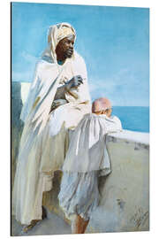 Magnettafel Auf der Terrasse, Algier