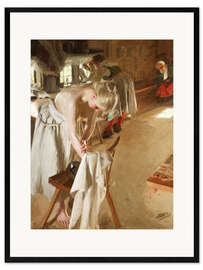 Ingelijste kunstdruk Sunday morning