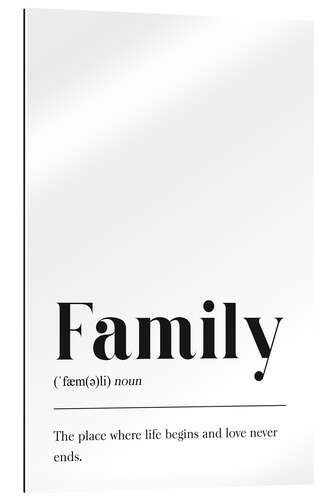 Gallery print Family definition