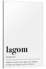 Magnettafel Lagom Definition (englisch)