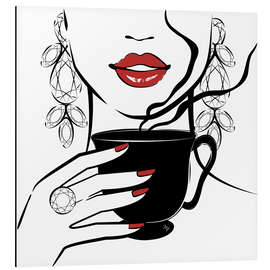 Magnettafel Kaffee-Zeit