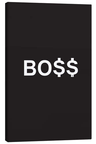 Canvas print Boss symbol