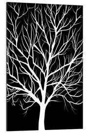 Tableau en plexi-alu Arbre en hiver