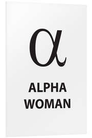 Stampa su PVC Alpha Woman