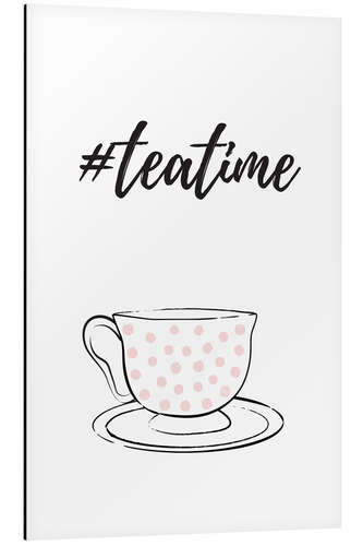 Aluminium print Tea time