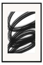 Gerahmter Kunstdruck Abstrakter Wirbel 3