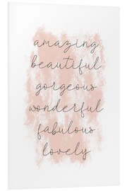 Hartschaumbild Motivation