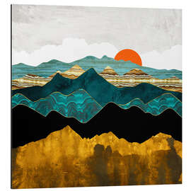 Magnettafel Türkise Landschaft