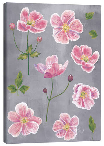 Canvas print Japanese Anemones