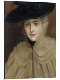 Magnettafel Porträt einer jungen Frau