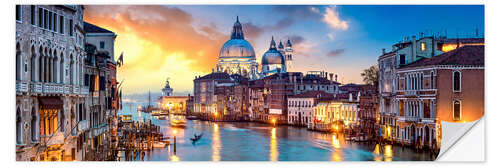 Naklejka na ścianę Venice in the evening