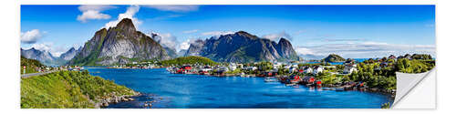 Wall sticker Panorama of Lofoten Archipelago