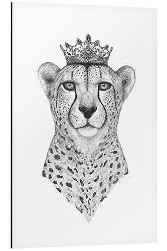 Aluminiumtavla Queen Cheetah