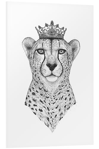 Foam board print Queen Cheetah