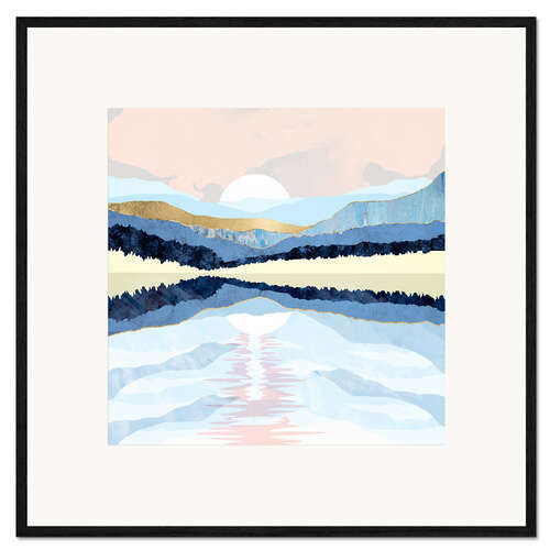 Framed art print Reflection in the ice