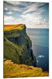 Aluminium print Cliffs of Moher in Ireland