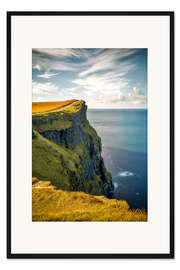 Gerahmter Kunstdruck Cliffs of Moher in Irland