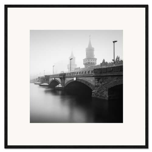 Framed art print oberbaumbrucke