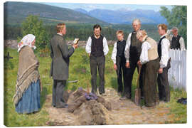 Tableau sur toile Funérailles d'un paysan