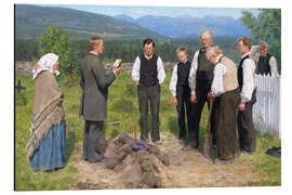 Magnettafel Bauernbegräbnis