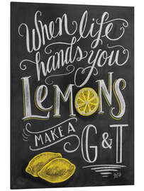 Magnettafel Gin Tonic (Englisch)