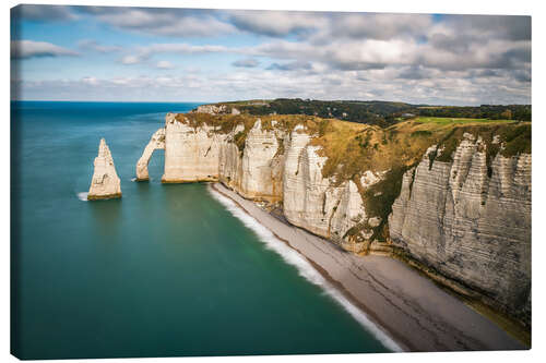 Leinwandbild Etretat, Normandie, Frankreich