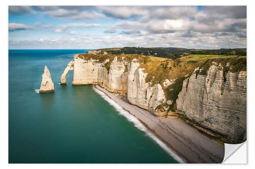 Selvklebende plakat Etretat, Normandy, France