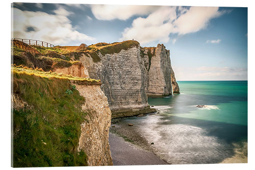 Quadro em acrílico A day at the sea, Normandy, France