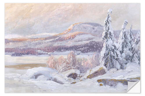 Sticker mural Paysage d'hiver