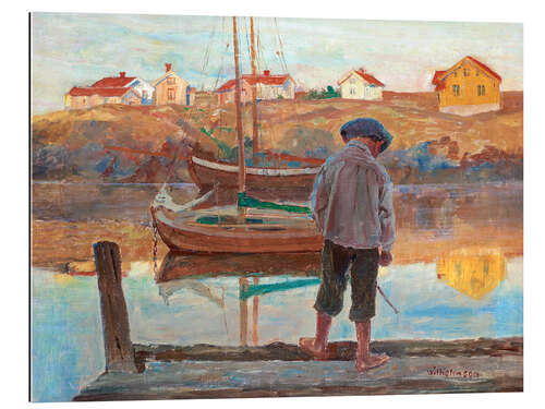 Gallery print Boy fishing