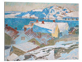 Gallery Print Winterlandschaft am Kvarnberget