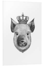 Quadro em PVC King Pig