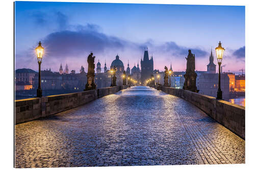 Gallery print Charles Bridge in Prague, Czech Republic