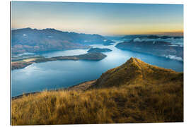 Tableau en plexi-alu Lever du soleil à Coromandel, Nouvelle Zélande