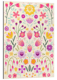 Magnettafel Florale Symmetrie