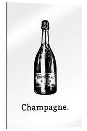 Gallery print Champagne bottle