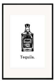 Gerahmter Kunstdruck Tequila.