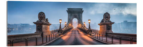 Gallery print Chain Bridge in Budapest, Hungary