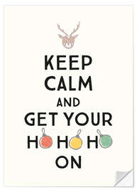 Wandsticker Keep calm and get your Hohoho on