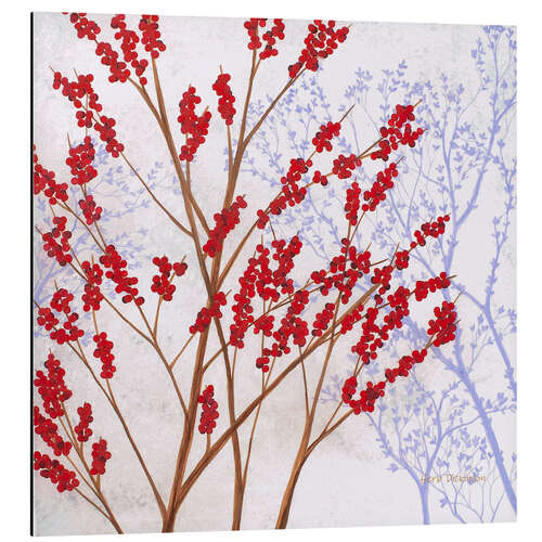 Aluminium print Red Berries 