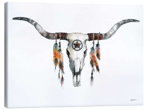 Canvas print Longhorn