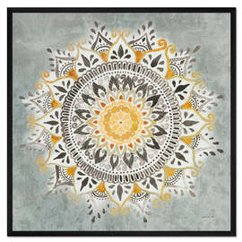 Gerahmter Kunstdruck Mandala Delight I - Danhui Nai