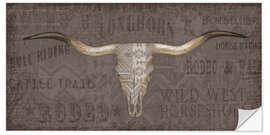 Wall sticker Longhorn's Taupe II