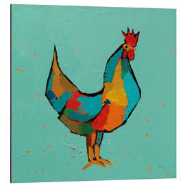 Aluminium print The rooster