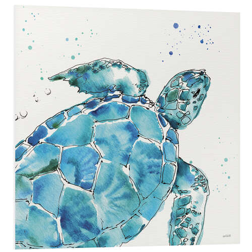 Foam board print Turtle IX